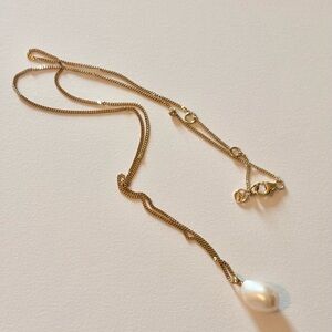 Mejuri Pearl Pendant Necklace